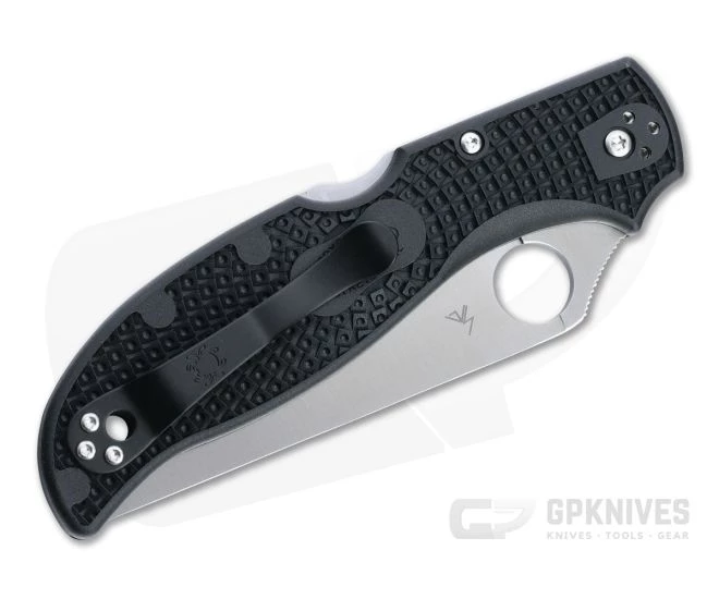 Spyderco Stretch 2 XL Plain Satin VG10 Black FRN Folder C258PBK 4 Spyderco Stretch 2 XL Plain Satin VG10 Black FRN Folder C258PBK - Image 2