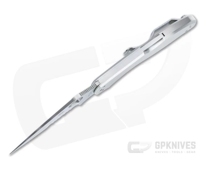 Spyderco UpTern Partially Serrated Stainless Steel Back Lock Folder C261PS 5 Spyderco UpTern Partially Serrated Stainless Steel Back Lock Folder C261PS - Image 3
