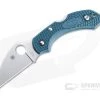 Spyderco Dragonfly 2 Wharncliffe Plain K390 Dark Cyan Blue FRN C28FP2WK390 -EDC (Every Day Carry) Shop c28fp2wk390 1 1