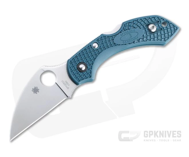 Spyderco Dragonfly 2 Wharncliffe Plain K390 Dark Cyan Blue FRN C28FP2WK390 3 Spyderco Dragonfly 2 Wharncliffe Plain K390 Dark Cyan Blue FRN C28FP2WK390