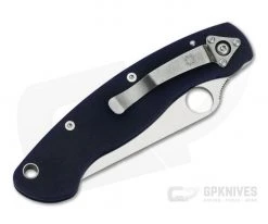 Spyderco Military Dark Blue S110V Blade C36GPDBL -EDC (Every Day Carry) Shop c36gpdbl 2