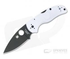 Spyderco Native 5 White FRN Lightweight GPK Exclusive Black DLC REX 45 Folder C41PWHBK5