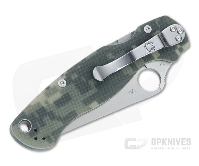 Spyderco ParaMilitary 2 CQI S45VN Digital Camo G10 Compression Lock Folder C81GPCMO2 4 Spyderco ParaMilitary 2 CQI S45VN Digital Camo G10 Compression Lock Folder C81GPCMO2 - Image 2