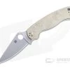 Spyderco ParaMilitary 2 Plain Cruwear Brown Canvas Micarta Folder C81MPCW2 -EDC (Every Day Carry) Shop c81mpcw2 1 1
