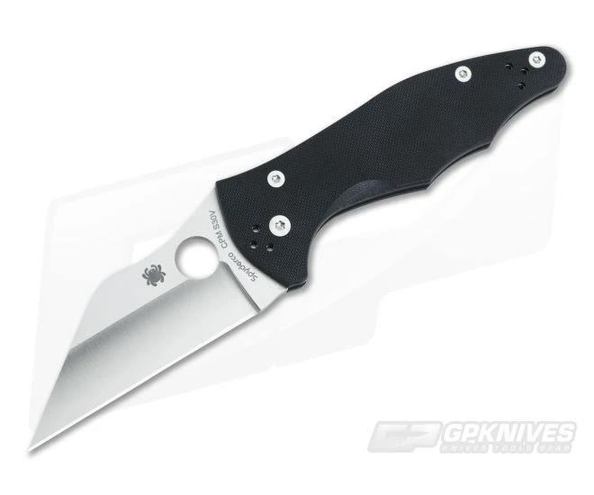 Spyderco Yojimbo 2 Plain Black G-10 C85GP2 3 Spyderco Yojimbo 2 Plain Black G-10 C85GP2