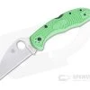 Spyderco Salt 2 Wharncliffe Flat Ground Plain LC200N Green FRN Folder C88FPWCGR2 -EDC (Every Day Carry) Shop c88fpwcgr2 1 1