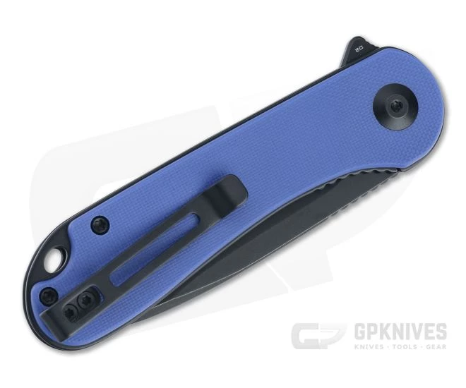 CIVIVI Elementum Blue G10 Black Stonewashed D2 Liner Lock Flipper C907X 4 CIVIVI Elementum Blue G10 Black Stonewashed D2 Liner Lock Flipper C907X - Image 2