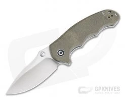 CIVIVI Hooligan C913A Dark Earth Micarta Satin D2 Liner Lock Folder