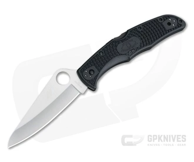 Spyderco Pacific Salt 2 Lightweight Black FRN Plain Edge Satin H1 Folder C91PBK2 3 Spyderco Pacific Salt 2 Lightweight Black FRN Plain Edge Satin H1 Folder C91PBK2