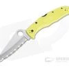 Spyderco Pacific Salt 2 Lightweight Yellow FRN Serrated Edge Satin H1 Folder C91SYL2 -EDC (Every Day Carry) Shop c91syl2 1 1