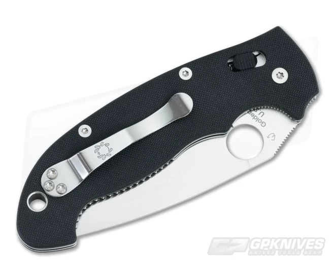 Spyderco Manix 2 XL Satin Plain Edge C95GP2 4 Spyderco Manix 2 XL Satin Plain Edge C95GP2 - Image 2