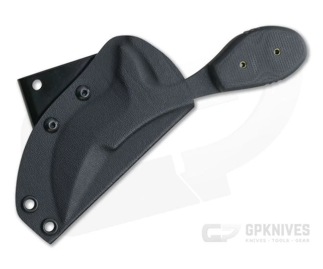 TOPS Knives California Cobra Black 1095 Black G10 Double Edge Neck Knife CALCO-01 4 TOPS Knives California Cobra Black 1095 Black G10 Double Edge Neck Knife CALCO-01 - Image 2