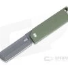 D Rocket Design MaximX EDC Flipper Black M390 Green G10 Folding Knife 0038 -EDC (Every Day Carry) Shop drd0038 1