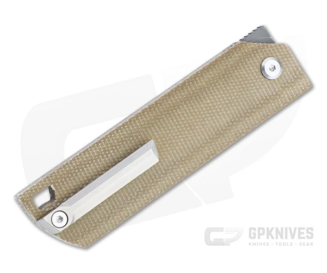 D Rocket Design MaximX EDC Flipper Black M390 Brown Micarta Folding Knife 0040 4 D Rocket Design MaximX EDC Flipper Black M390 Brown Micarta Folding Knife 0040 - Image 2