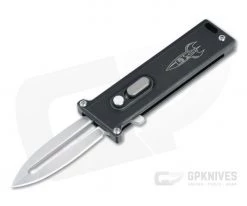 D Rocket Design Tallin Black Titanium Satin M390 Single Action CA Legal OTF Automatic