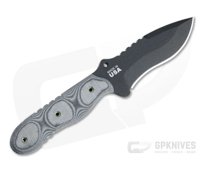 TOPS Desert Son Black Recurve Hunters Point Black Linen Micarta Fixed Blade DSON-01 5 TOPS Desert Son Black Recurve Hunters Point Black Linen Micarta Fixed Blade DSON-01 - Image 3