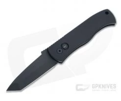 Protech Emerson CQC-7 Operator DLC Tanto Blackout Tritium Button Lock Automatic Knife E7T-OPERATOR