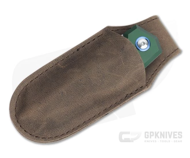 MKM Edge Reverse Tanto Satin M390 Green Aluminum Slip Joint Folder EG-AGR 6 MKM Edge Reverse Tanto Satin M390 Green Aluminum Slip Joint Folder EG-AGR - Image 4