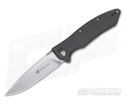 Steel Will Resident D2 Carbon Fiber Titanium Frame Lock Folder F15-91
