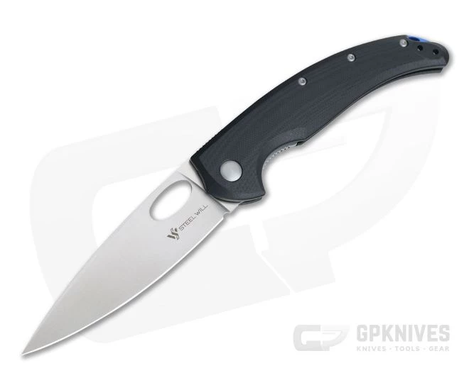 Steel Will Sedge Satin D2 Black G10 Liner Lock Folding Knife F19-10 3 Steel Will Sedge Satin D2 Black G10 Liner Lock Folding Knife F19-10