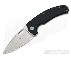 Steel Will Piercer Rumici Titanium Frame Lock Satin D2 Black G10 Folder F40-61