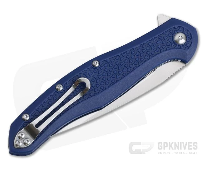 Steel Will Intrigue D2 Flipper Blue FRN Red Standoffs F45-17 4 Steel Will Intrigue D2 Flipper Blue FRN Red Standoffs F45-17 - Image 2