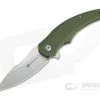 Steel Will Arcturus Mini Flipper Satin D2 Green G10 F55M-02 -EDC (Every Day Carry) Shop f55m 02 1 1