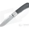 Pena Knives X Series Large Texas Trapper Bolstered Black Canvas Micarta M390 Front Flipper