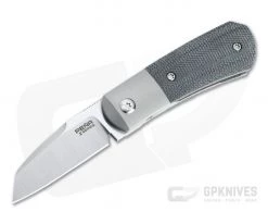 Pena Knives X Series Front Flipper Micro Apache Bolstered Black Canvas Micarta