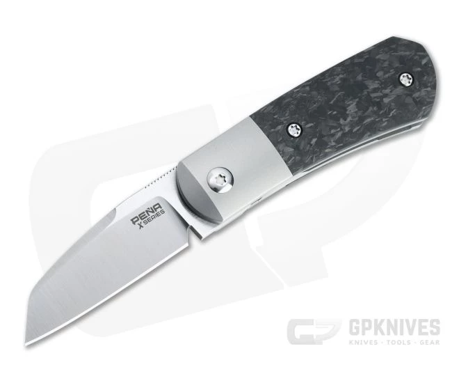 Pena Knives X Series Front Flipper Micro Apache Bolstered Marbled Carbon Fiber 3 Pena Knives X Series Front Flipper Micro Apache Bolstered Marbled Carbon Fiber