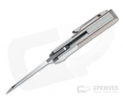 Pena Knives X Series Front Flipper Micro Apache Bolstered Natural Brown Canvas Micarta -EDC (Every Day Carry) Shop ffma ncm 3