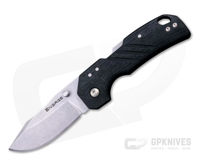 Cold Steel Engage Atlas Lock 2.5" Stonewashed 4116SS Black GFN Folder FL-25DPLC 3 Cold Steel Engage Atlas Lock 2.5" Stonewashed 4116SS Black GFN Folder FL-25DPLC