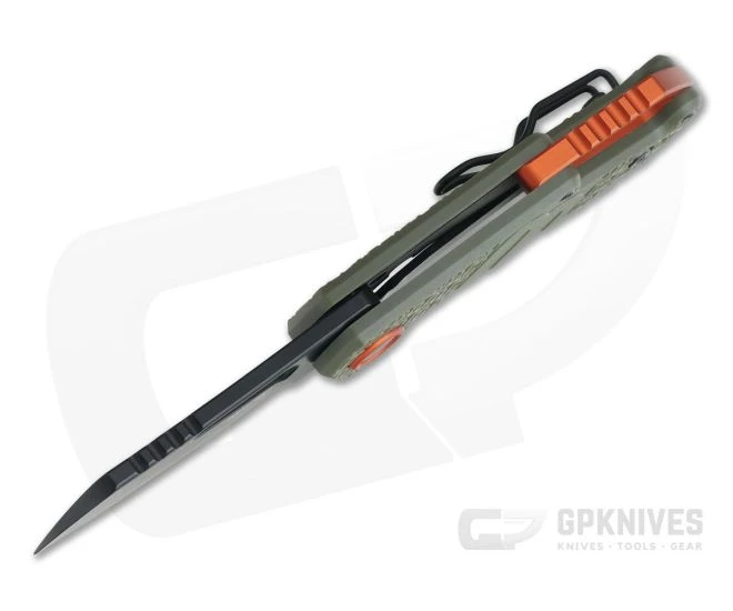 MKM Mikita Vox Isonzo Cleaver Black Plain N690Co Green FRN FX03-2PGO 5 MKM Mikita Vox Isonzo Cleaver Black Plain N690Co Green FRN FX03-2PGO - Image 3