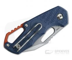 MKM Mikita Voxnaes Isonzo Clip Point Stonewashed Plain N690Co Blue FRN FX03-3PBL -EDC (Every Day Carry) Shop fx03 3pbl 2 1