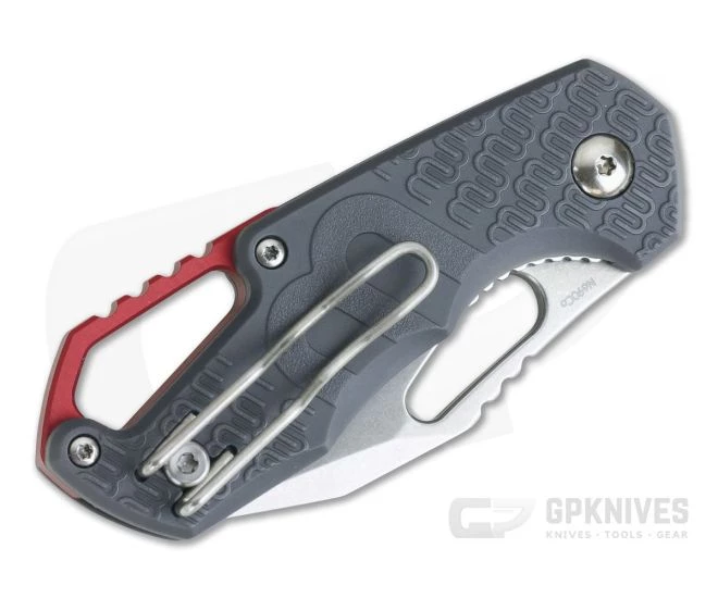 MKM Mikita Vox Isonzo Clip Point Stonewashed Plain N690Co Wolf Gray FRN FX03-3PGY 4 MKM Mikita Vox Isonzo Clip Point Stonewashed Plain N690Co Wolf Gray FRN FX03-3PGY - Image 2