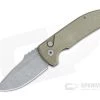 Protech Knives Les George SBR Acid Wash S35VN GPKnives Exclusive Green Micarta Top Automatic Knife -EDC (Every Day Carry) Shop gp sbr 02 1