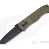 Protech Emerson GPK Exclusive CQC-7 Jungle Operator Sterile DLC Tanto Textured Green Micarta Top Automatic Knife GP-CQC7-T10 -EDC (Every Day Carry) Shop gp.cqc7 .t10