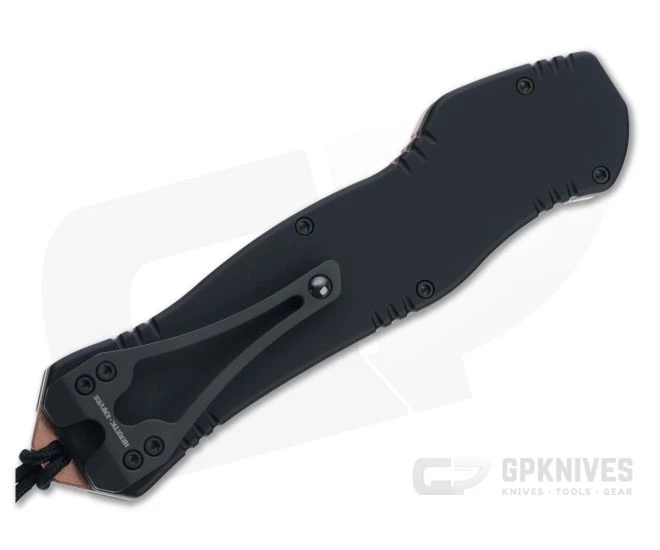 Heretic Knives Hydra Single Edge Two-Tone Black Elmax Copper Single Action OTF Automatic H007-10A-COPPER 4 Heretic Knives Hydra Single Edge Two-Tone Black Elmax Copper Single Action OTF Automatic H007-10A-COPPER - Image 2