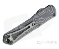 Heretic Knives Manticore-S Bowie DLC Elmax Purple Camo Carbon Fiber OTF Automatic H022B-6A-PUCF -EDC (Every Day Carry) Shop h022b 6a pucf 3