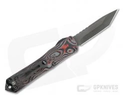 Heretic Knives Manticore-S Tanto DLC Elmax Orange Camo Carbon Fiber OTF Automatic H023-6A-ORCF