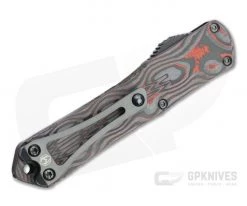 Heretic Knives Manticore-S Tanto DLC Elmax Orange Camo Carbon Fiber OTF Automatic H023-6A-ORCF -EDC (Every Day Carry) Shop h023 6a orcf 3