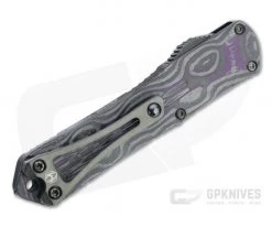 Heretic Knives Manticore-S Tanto DLC Elmax Purple Camo Carbon Fiber OTF Automatic H023-6A-PUCF -EDC (Every Day Carry) Shop h023 6a pucf 3