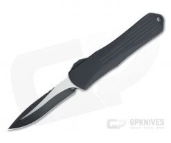 Heretic Knives Manticore-E Recurve Two-Tone Black Elmax EDC OTF Automatic H029-10A-T