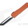 Heretic Knives Manticore-X Tanto Battleworn Black Elmax Orange OTF Automatic H031-8A-ORG -EDC (Every Day Carry) Shop h031 8a org 1