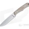 Chris Reeve Inyoni Stonewashed S45VN Natural Canvas Micarta Fixed Blade -EDC (Every Day Carry) Shop iny 1001 ncm 1