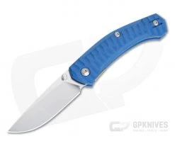GiantMouse ACE Iona Blue G10 Satin M390 Liner Lock Folder