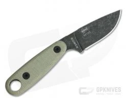 ESEE Izula II Black Oxide Fixed Blade Micarta Neck Knife -EDC (Every Day Carry) Shop izula ii b bo 3