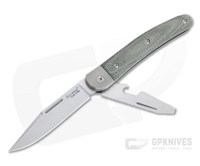 LionSteel Jack 2 M390 Green Canvas Micarta Modern Traditional Slip Joint JK2-CVG 3 LionSteel Jack 2 M390 Green Canvas Micarta Modern Traditional Slip Joint JK2-CVG