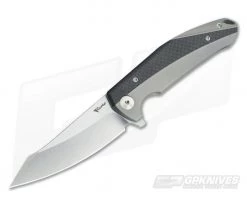 Reate Knives K-1 Carbon Fiber RWL34 Stonewash Flipper