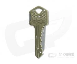 SOG Key Knife Brass Back Lock Folding Knife KEY102-CP
